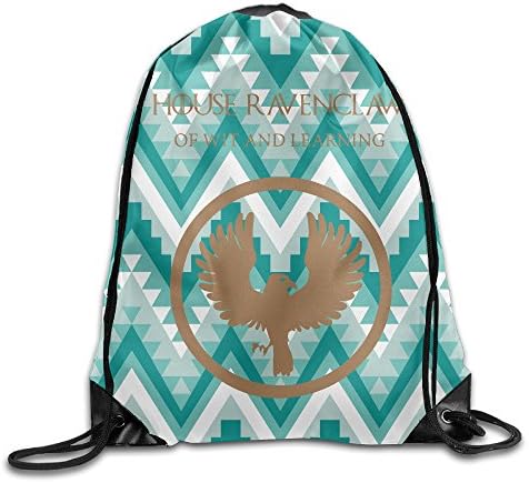 AYASHOP Harry Potter House Ravenclaw Drawstring Backpack Sack Bag/Travel Bag