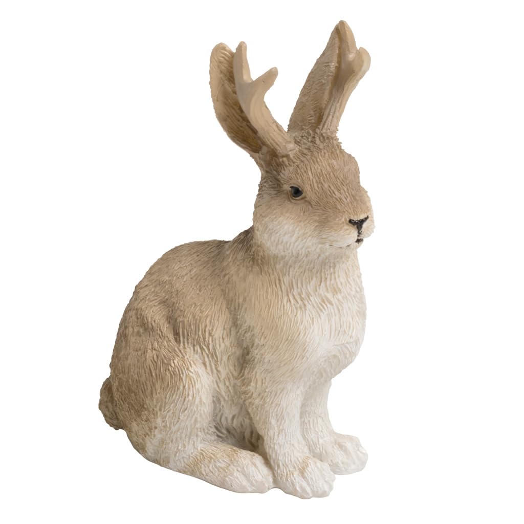 Photo 1 of ***MAJOR DAMAGE*** ***READ CLERK NOTES*** Lipco Jackalope Figure, Polyresin, 3.4-inches Height, Home Decor Accessories, 63632