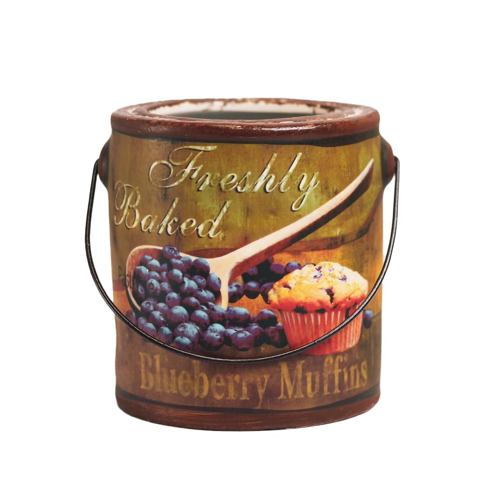A Cheerful Giver - Blueberry Muffins - 20oz Scented Candle Jar - Farm Fresh - 95 Hours of Burn Time, Candles Gifts for Women