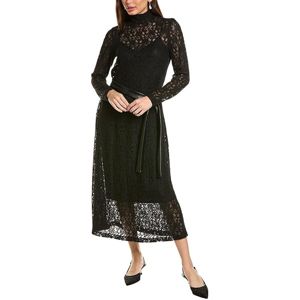 Midi Dress With Long Dress Vince Camuto Black Formal Dress Long