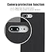 iPhone 7 Plus Case, iPhone 8 Plus Case, Premium Leather PU Flip Folio Wallet Case with View Window Stand Kicstand Card Holder Magnetic Closure TPU Bumper Full Cover Slim Leather Case Feitenn - Black