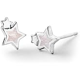 Boma Jewelry Sterling Silver Double Star Stud Earring