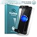 Klearlook [Crystal Series] HD Clear 9H Tempered Glass Screen Protector and Matte Back Flim for Apple iPhone 7, iPhone 8 Black Frame (1+1 Pack)