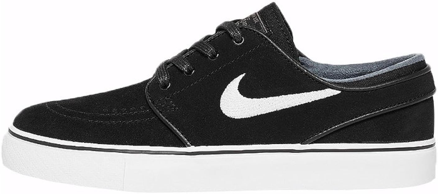 nike sb zoom janoski trainers in white suede
