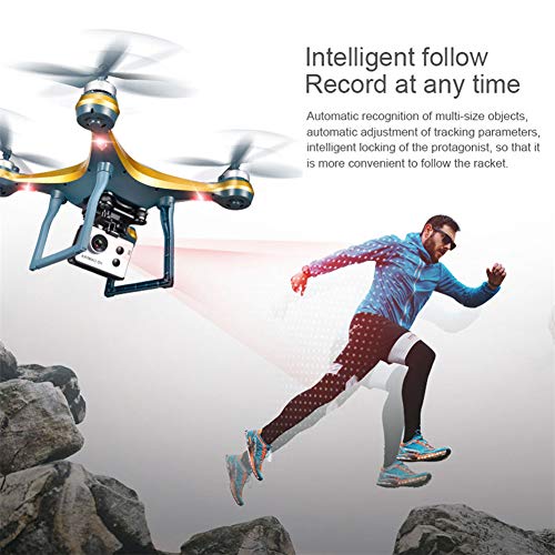 GPS Return Home Drone, 2.4Ghz 4CH RC Quadcopter WiFi FPV 720P Wide Angle HD Camera Altitude Hold