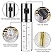 Olive Oil Sprayer, Binseni Vinegar Sprayer Liquid Dispenser Kitchen Accessories for BBQ, Salad, Cooking Set (Glass)