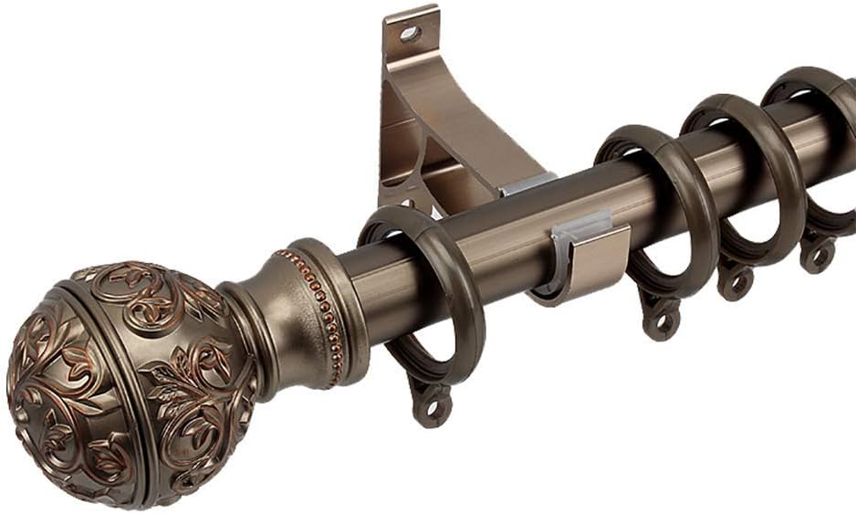 Yppss Home - Juego de barras de cortina doble para cortinas