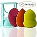Makeup-Sponge Flawless Foundation Blending Sponge - Make Up Sponge for Liquid, Creams, and Powders, Multi Color Cosmetic Sponges