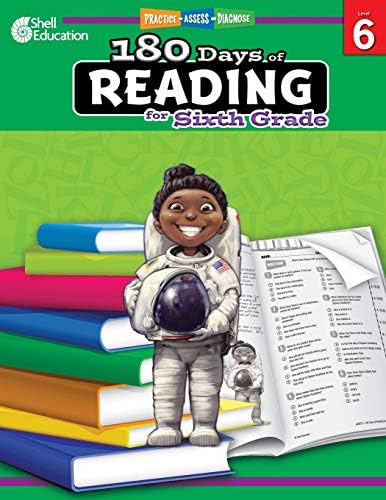 180 Days of Reading for Sixth Grade: Practice, Assess, Diagnose (180 Days of Practice)