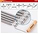 HindaWi Wooden Handle 5 Spring Chest Expander Adjustable Pull Exerciser