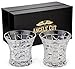 Regal Whiskey Glasses Set of 2 by Angels’ Cut. Two, High Quality Whisky, Bourbon, Scotch Rocks Glasses. Dishwasher Safe, Lead-Free, Gift Set Glassware. Elegant Bar Glass Tumblers for Alcohol.