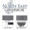 NEH-Trailerable-Outboard-Boat-Motor-Engine-Cover-115-225-Horsepower-Gray-Heavy-Duty-Water-Mildew-and-UV-Resistant-Thick-Polyester-Fabric