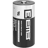 EEMB ER34615 3.6V D Cell Lithium Battery 19Ah Non-Rechargeable Li-SOCL₂