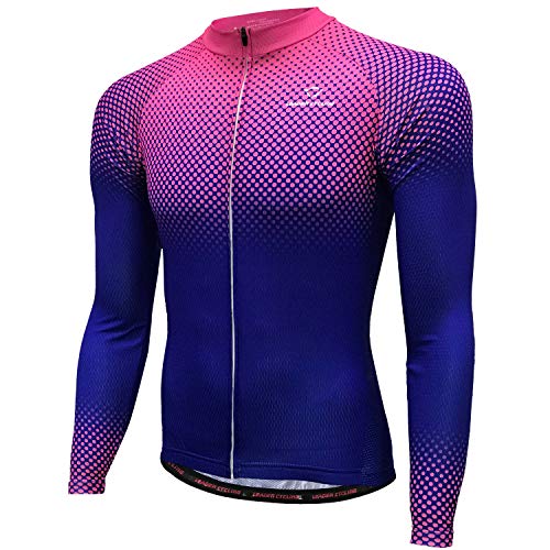 LEADER CYCLING Men's Cycling Jerseys Quick Dry Biking Shirt Summer Short Sleeve