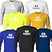 Men's Long Sleeve Loose Fit Rash Guard Surf Shirt Water Sports Swimwear
