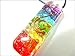 Jet Rainbow Orgone Pendant 2.5 inch Approx. Gemstone Chakra Balancing Love Gift Healing Energy Progress Prosperity w/Chord Pouch
