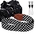 Eorefo Camera Strap Vintage Universal Shoulder Neck Belt Strap for All DSLR Camera Nikon Canon Sony Olympus Samsung Pentax Fujifilm,Black. primary