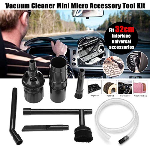 Nikou Vacuum Cleaner Kit - Mini Micro Tool, Car Vehicle Cleaning Kit, Universal Vacuum Cleaner Attachments, 9Pcs/Set