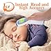 Forehead Thermometer, Digital Thermometer Non Contact Medical Infrared Thermometer for Fever, 3 Modes Body/Surface/Room Baby Thermometer, LCD Display Infrared Thermometer