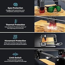 Longer RAY5 10W Laser Engraver, 60W Higher Accuracy