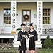 Graduation Decorations 2022, Class of 2022 Graduation Porch Sign, 2022 Balloons + Congrats Grad Foil Balloons + 2PCS Foil Curtains Photo Backdrop for Graduation Party Decorations Indoor Outdoor
