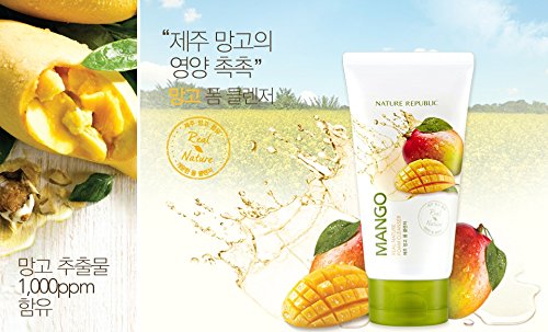 nature republic mango foam cleanser