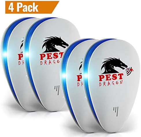 [ADVANCED] Ultrasonic Pest Repeller [4 PACK] Pest Control-UPGRADED Electronic Plug in Home Repellent -Be Safe from Insects, Bugs and Rodents such as Spiders, Flies, Mice, Ants, Mosquitoes and more