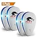 [ADVANCED] Ultrasonic Pest Repeller [4 PACK] Pest Control-UPGRADED Electronic Plug in Home Repellent -Be Safe from Insects, Bugs and Rodents such as Spiders, Flies, Mice, Ants, Mosquitoes and more