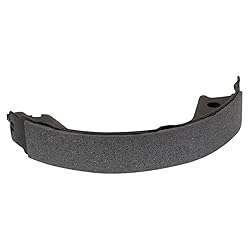 TRQ Rear Parking Brake Shoe Set Compatible with