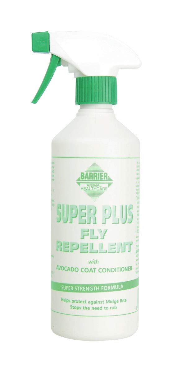 Barrier Super Plus Fly Repellent for Horses - White, 500 ml