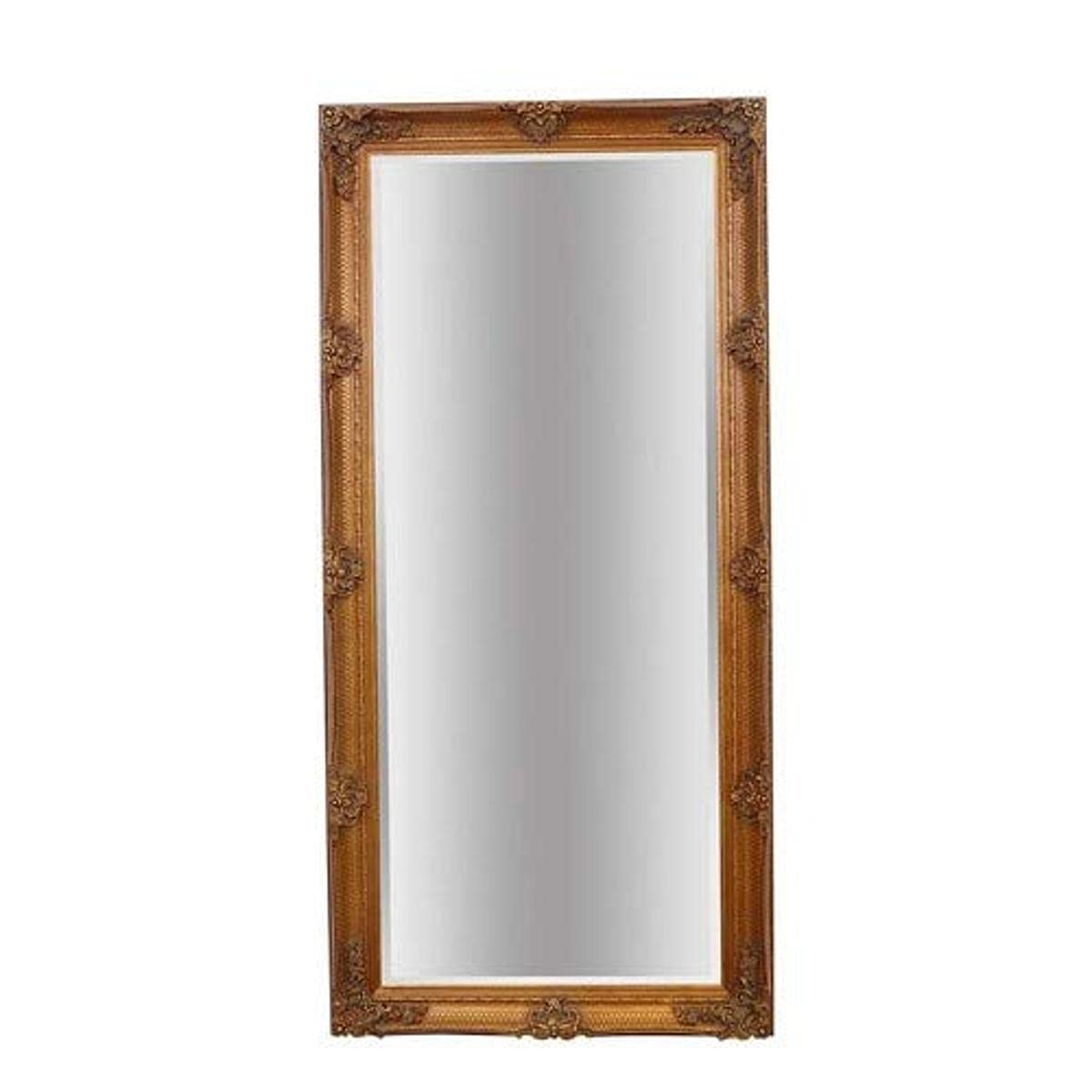 Barcelona Trading Large Gold Vintage Antique Style Shabby Chic Leaner/Wall Mirror, 168x79