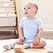 Boody Body Baby EcoWear Socks - Warm Non-Slip Infant Footwear made from Natural Organic Bamboo - Soft Breathable Eco Fashion for Sensitive Skin – Chalk/Rose, 3-6 months