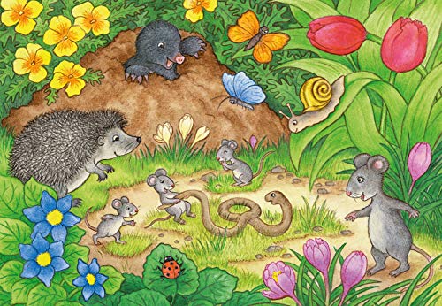 Ravensburger Kinderpuzzle 07610 - Tiere in unserem Garten - 2 x 12 Teile – Bild 5