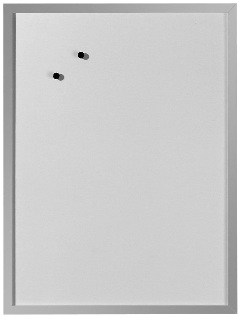 Herlitz 40x60cm Woodfree Magnetic and White Board - Silver