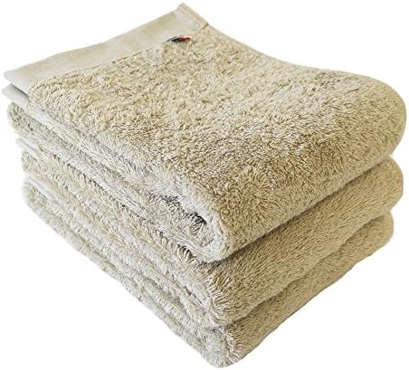 Imabari Towel Resort Hotel Style Hand Towel Set Of 3 "Beige"