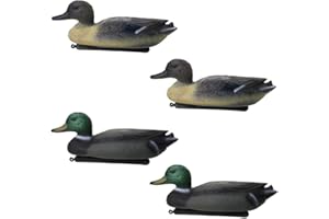 4 Pcs Duck Decoy Floating Duck Decoy with Weighted Keel for Hunting Fishing