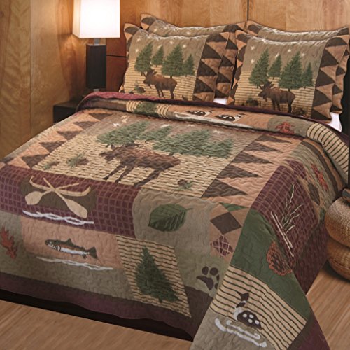Moose Quilts Kritters in the Mailbox Moose Quilt Bedroom Decor