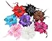 BONAMART Flower Hair Clips For Women, 8 pcs Brooch Corsage Hair Flowers Barrettes Accessories Clip For Girls Ladies Wedding Party Dance 2021 Improved Packaging