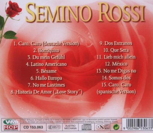 Semino Rossi - Historia De Amor (Love Story) Lyrics - Zortam Music