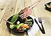 Buffet Tongs - Copper Coated Kitchen Serving Tongs with Strong Grip - Ideal for Serving Salad, Pasta or Appetizer - Rose Gold, 9.2 x 2 x 3.3 Inches
