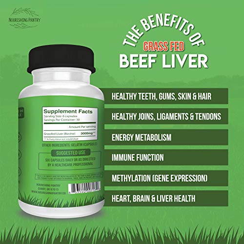 Premium Desiccated Beef Liver Capsules Grass Fed New Zealand Beef Liver Pills Support