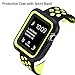 BRG Apple Watch Case with Band, Shock-proof and Shatter-resistant Protective Case with Silicone Sport iWatch Band for Apple Watch Series 2 Series 1 Sport and Edition 42mm M/L, Black/Volt