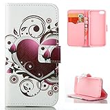 For iphone 5 5S Case , TUTUWEN Magnetic Closure Style Design Best Unique Wallet PU Leather Card Slot With Stand Flip Protective Slim Skin Case Cover For Apple iphone 5 5S