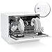 Best Choice Products Small Spaces Kitchen Countertop Portable Dishwasher w/ 6 Wash Cycles and Preset Start Function