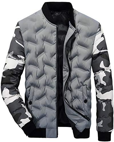 Warm Clothes Men, Simayixx Casual Military Windbreaker Flight Jacket Camouflage Cotton Field Coats Outerwear Blouse
