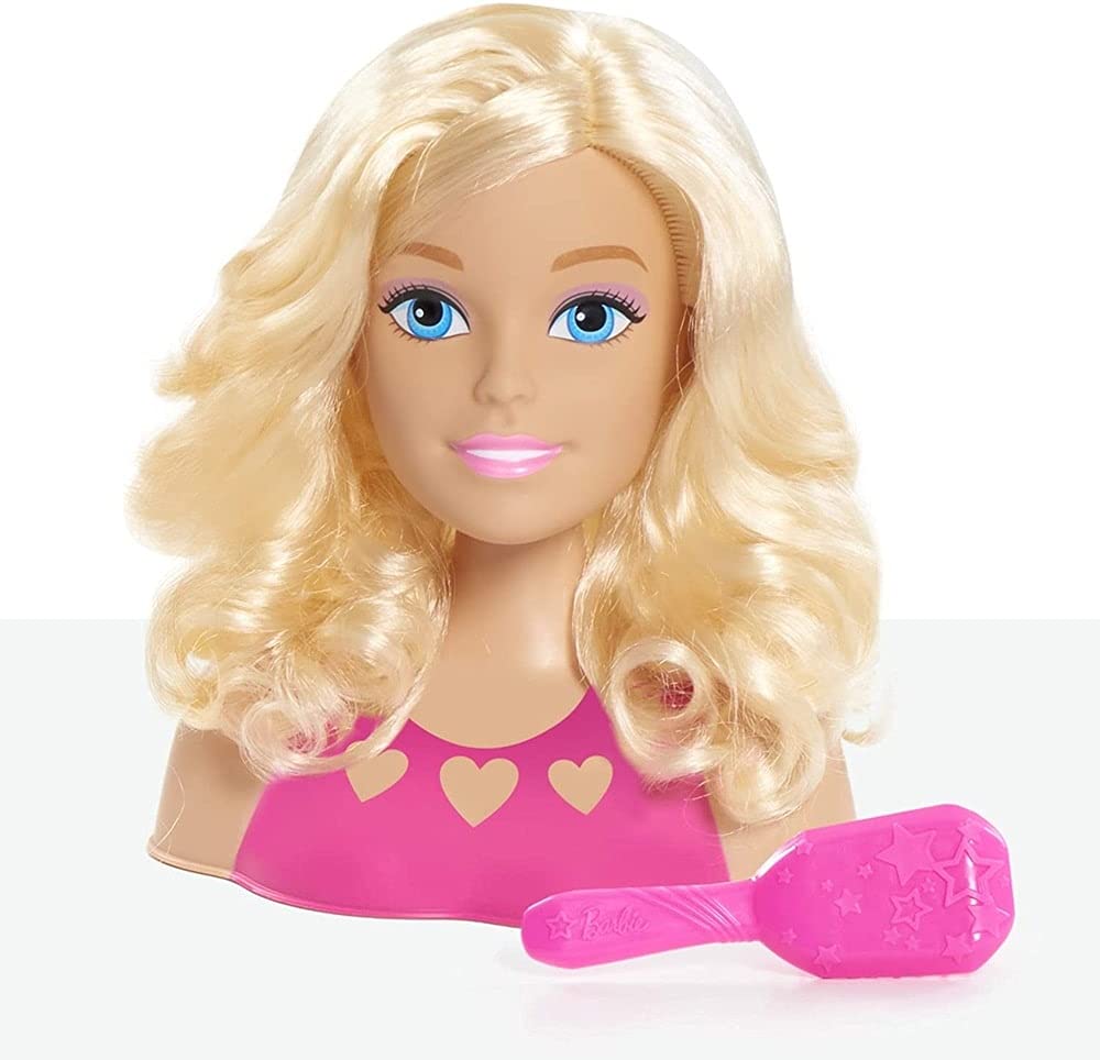 Barbie Mini Styling Head-Blonde, Gifts for Kids 3 and Up Multi Colour