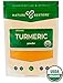USDA Certified Organic Turmeric Powder with Natural Curcumin, Non-GMO and Gluten-Free (8 ounces)