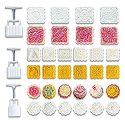 Yifanplus 16 PCS Moon Cake Mold, Mid Autumn