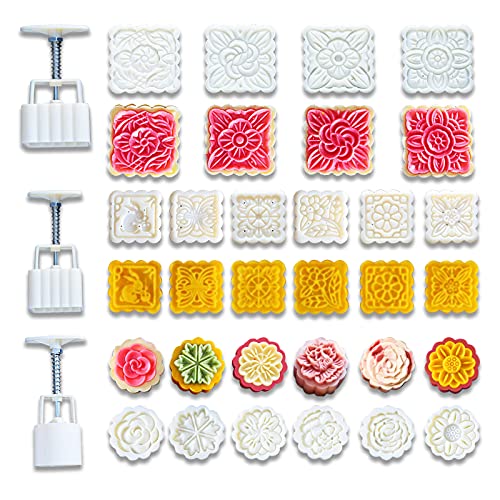 Yifanplus 16 PCS Moon Cake Mold, Mid Autumn