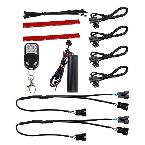 Multi-Color LED Motorcycle Wheel Accent Pod Rim Light RGB 5050 w Keychain Remote - Thumbnail 6